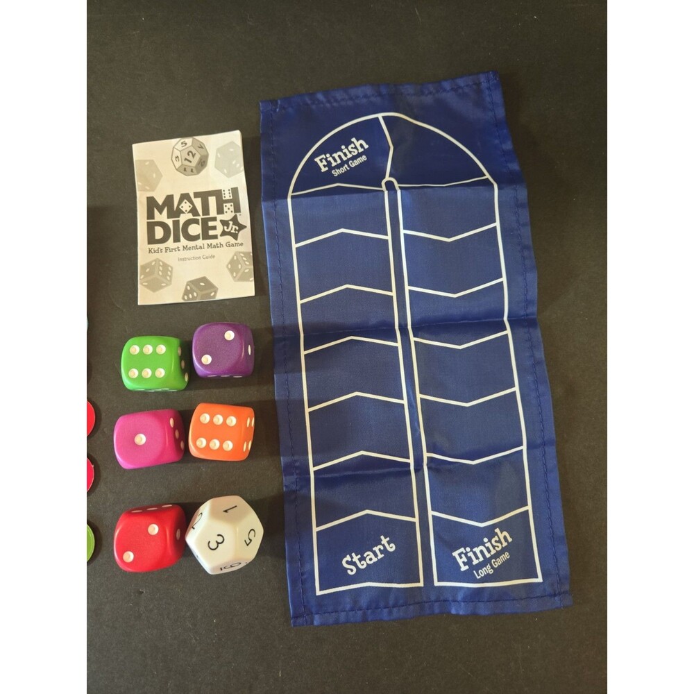 ThinkFun Math Dice Jr. -Fun Game that Teaches Mental Math Skills Complete - Picture 2 of 5